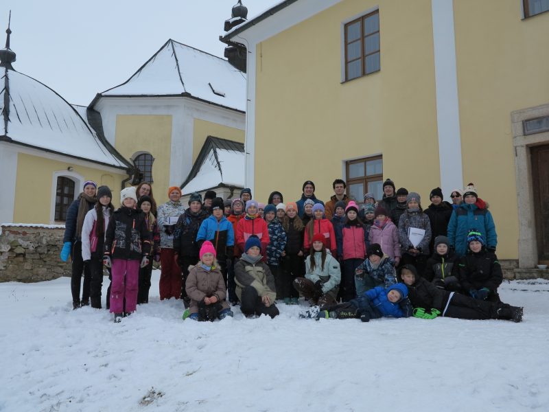 Táborníci na sněhu